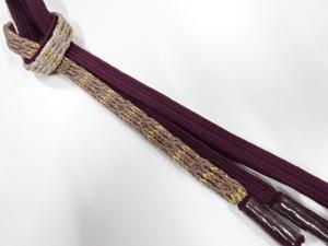 未使用品　正絹　撚り房　手組帯締め